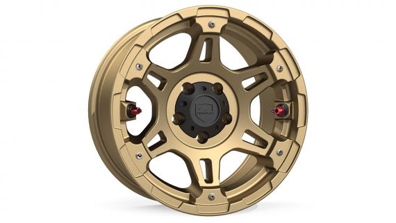 TeraFlex Nomad Off-Road Deluxe Metallic Satin Bronze Wheels 17x8.5