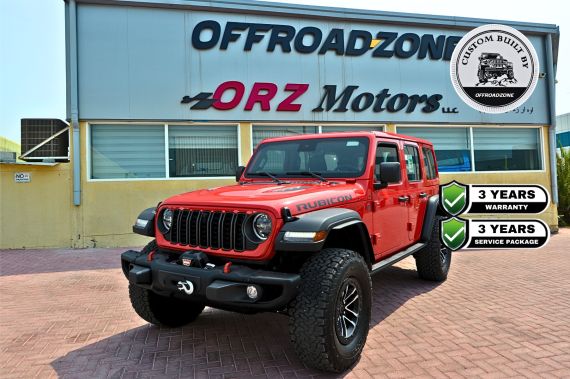 2024 JEEP WRANGLER 4 DOOR RUBICON RED.