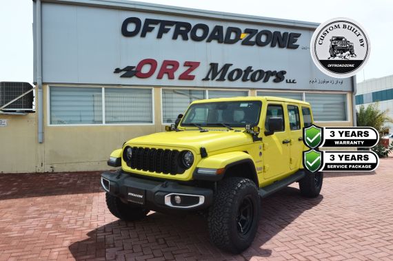 2024 JEEP WRANGLER 4DR SAHARA PLUS - YELLOW