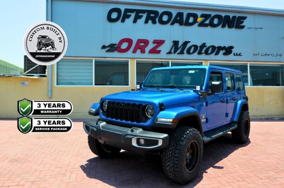 2024 JEEP WRANGLER 4DR SAHARA PLUS - HYDRO BLUE