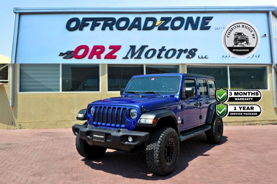 2020 JEEP WRANGLER 4DR SPORT - BLUE