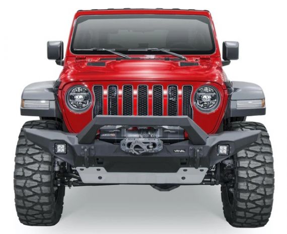 RIVAL 4X4 ALUMINUM FULL WIDTH FRONT BUMPER JK/JL/JT