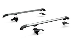 TeraFlex JKU 4-Door Nebo Roof Rack Main Rail Kit - Silver