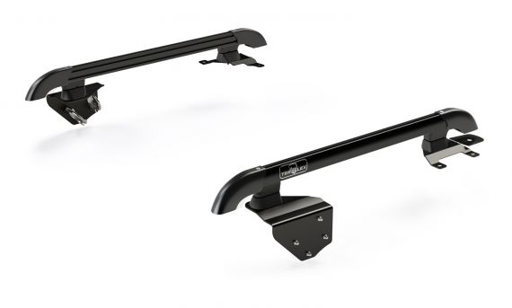 Teraflex JK 2-Door Nebo Roof Rack Main Rail Kit - Black