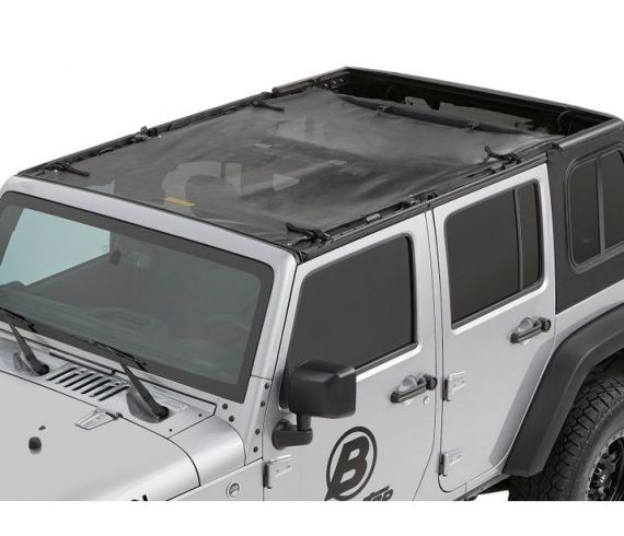 BESTOP SUN EXTENDED SAFARI STYLE BIKINI TOP JEEP JK 4-DOOR