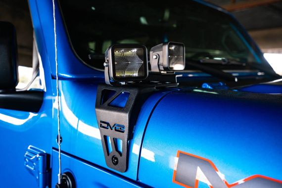 DV8 JEEP 392/ JT MOJAVE EDITION DUAL POD LIGHT MOUNTS