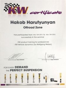 KW Certificate