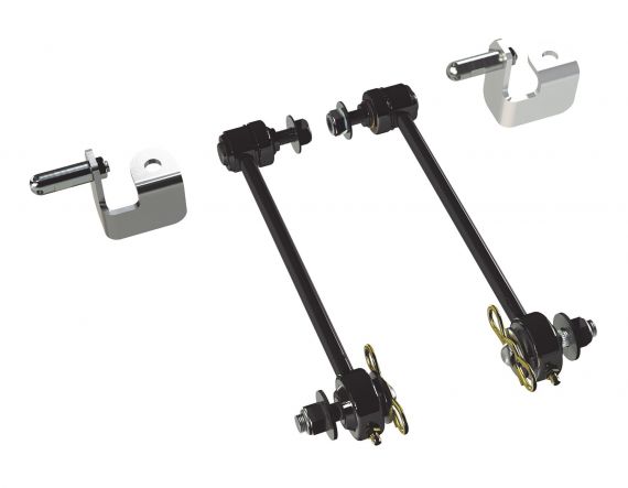 Teraflex JK: 8.5” Front Sway Bar Quick Disconnect Kit (0-2.5” Lift)